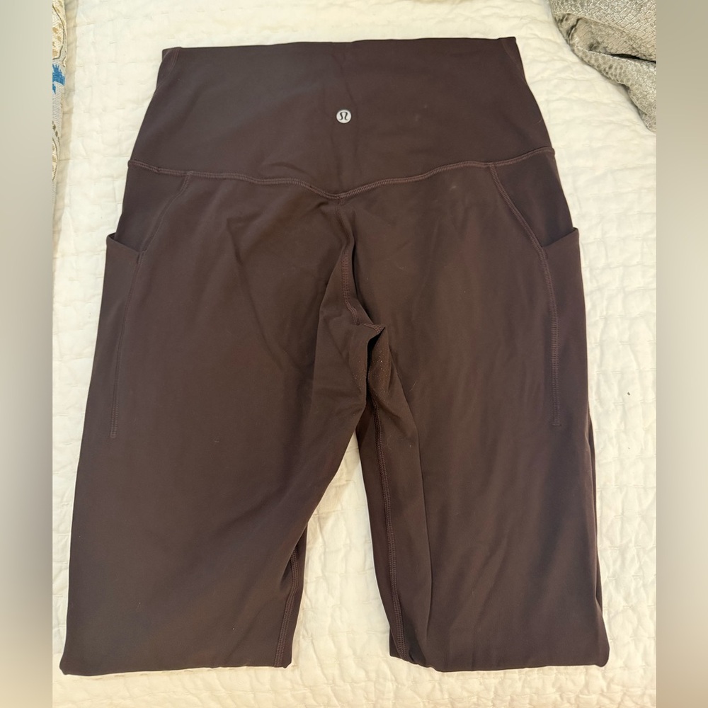 Lululemon Align brown 7/8 pocket leggings